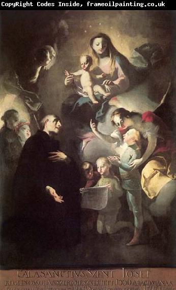 LEICHER, Felix Ivo Saint Joseph Calasantius before the Virgin